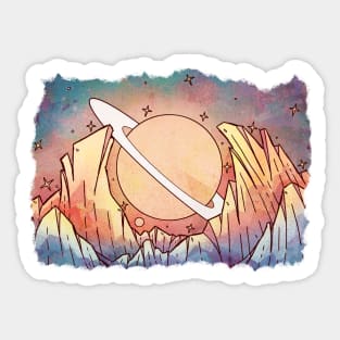 Sun planet rise Sticker